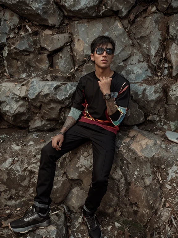 Cool,cyberpunk, realistic face,8k,hot boy