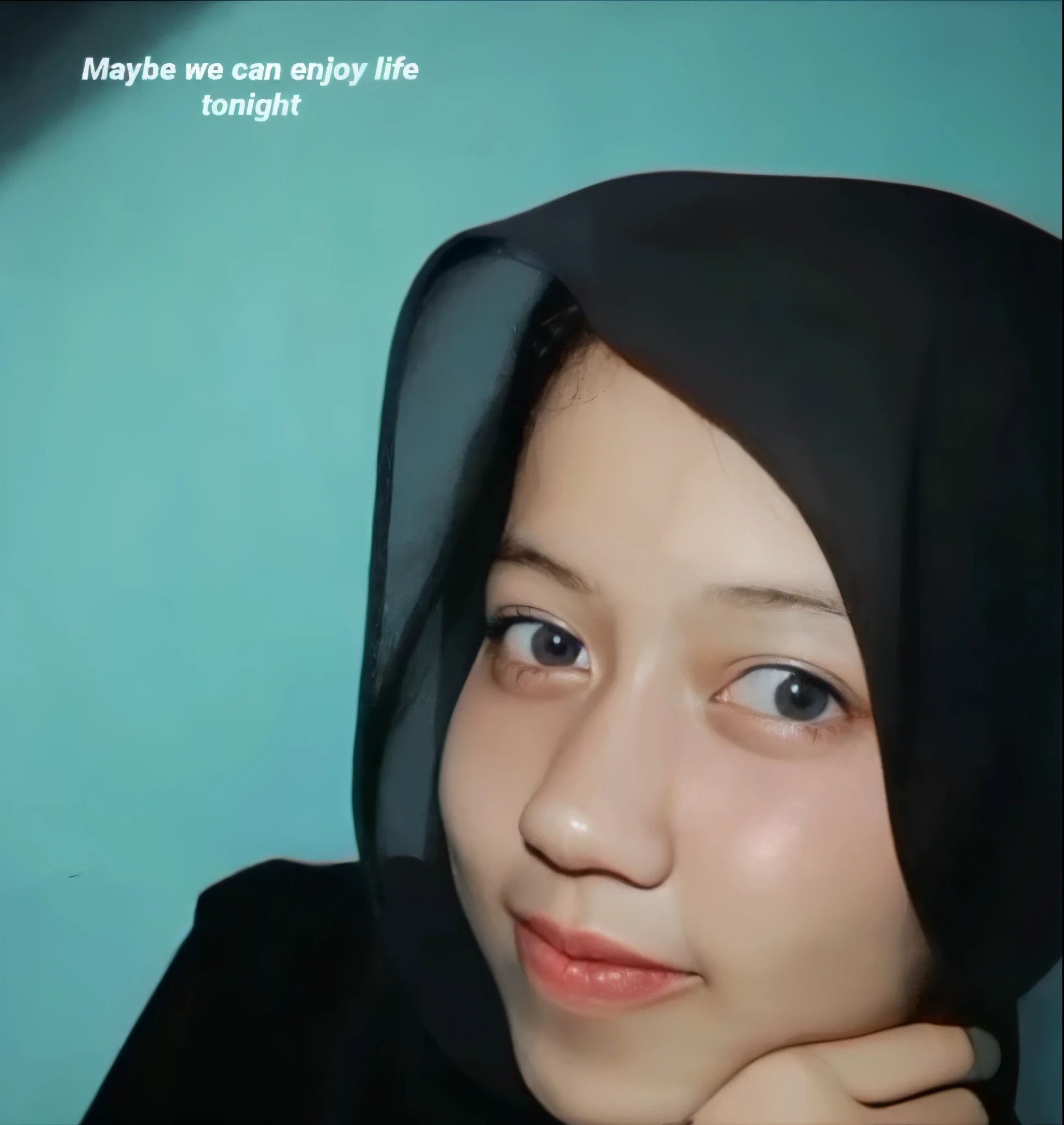 there is a woman wearing a black hijab and a watch, close up potrait, with accurate face, hijab, with cute - fine - face, beuatiful face, with lovely look, beutiful face, realism artstyle, 🤤 girl portrait, white hijab, young cute face, ruan cute vtuber, faridah malik, she has a cute face