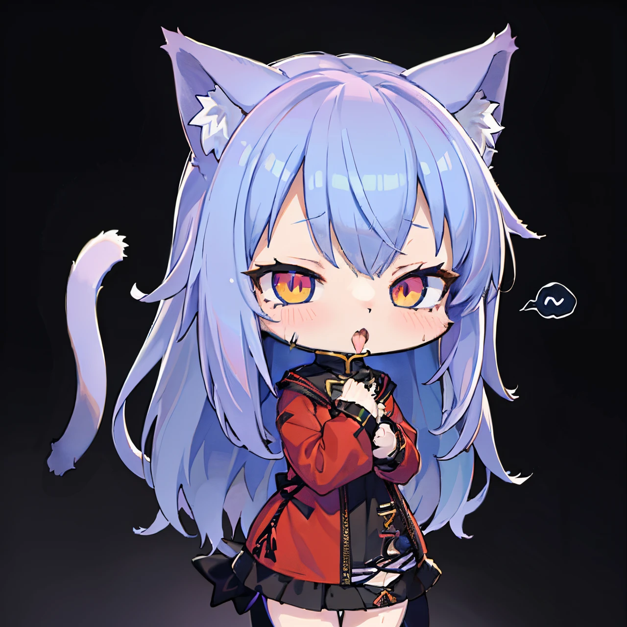 (AHEGAO) anime girl with blue hair and cat ears holding a black cat, cute anime catgirl, anime catgirl, anime moe artstyle, anime girl with cat ears, holo is a wolf girl, cute!! chibi!!! catgirl, beautiful anime catgirl, nekomimi, very beautiful anime cat girl, anime cat, holo if a wolf girl (SNFW)