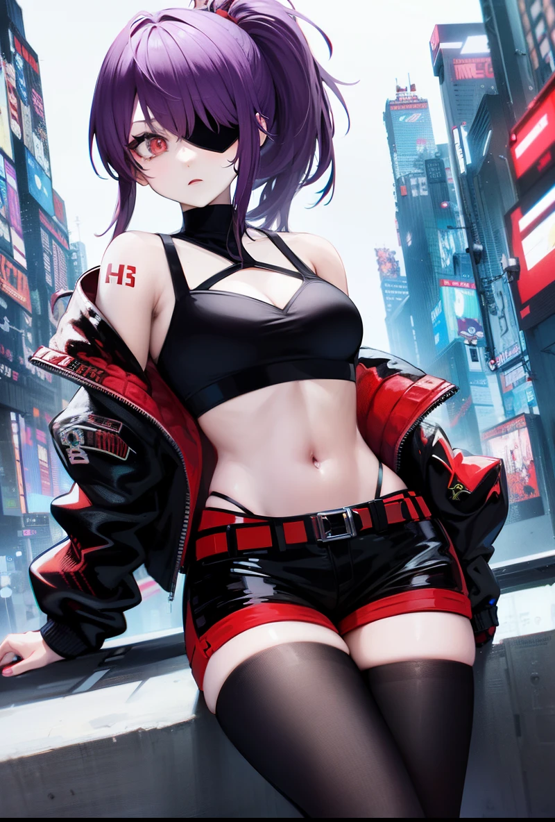 An anime girl in black and red clothes stands on a shelf, anime style 4 k, badass anime 8 k, Cyberpunk Anime Girl, Female Cyberpunk Anime Girl, cyberpunk anime girl in hoodie, Best anime 4K Konachan wallpaper, Anime Cyberpunk Art, Digital cyberpunk anime art, cyberpunk anime girl mech, Anime style. 8K, Cyberpunk Animation Art, Digital Cyberpunk - Animation Art