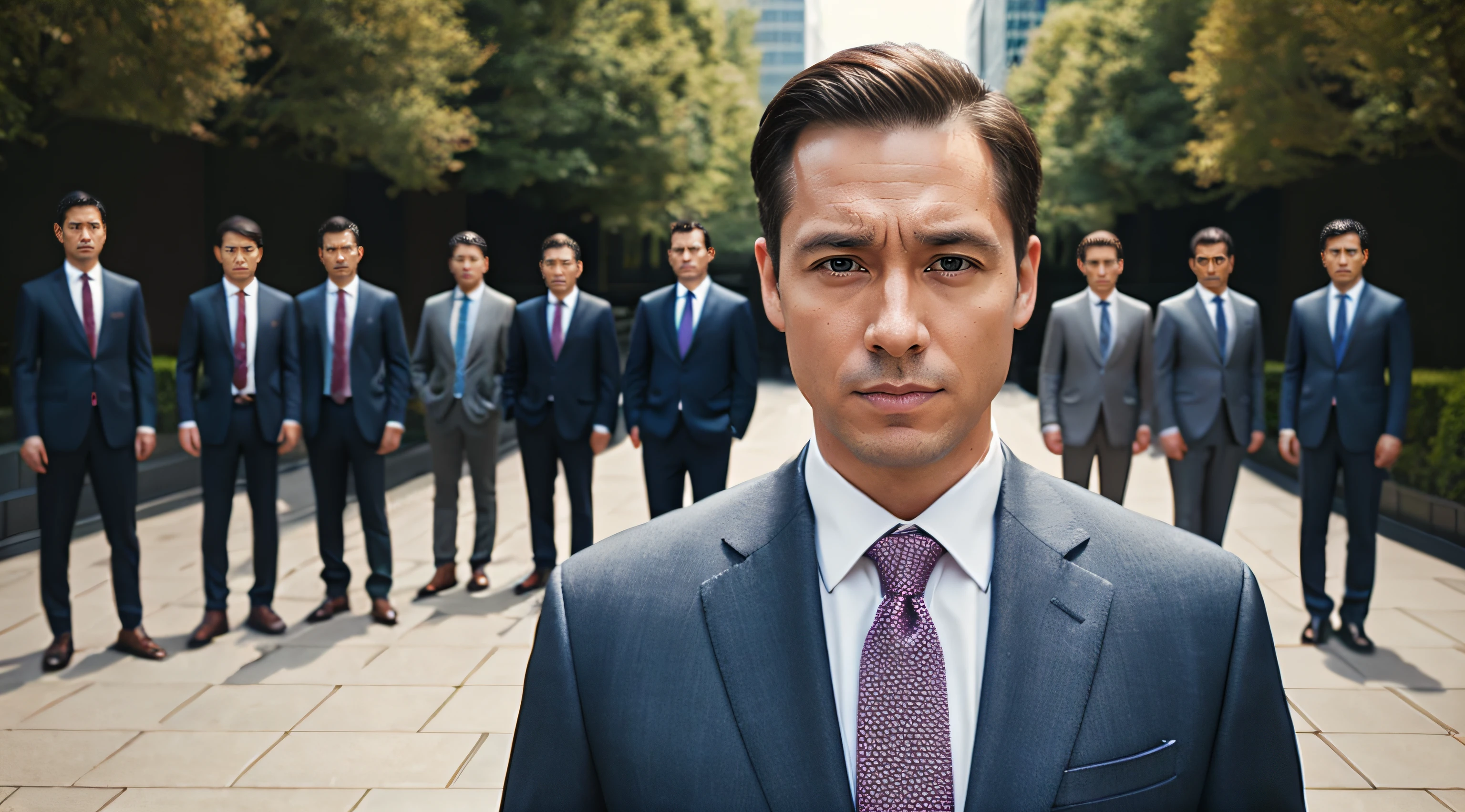Jehovah's Witnesses、middle aged man、Suits、elder、Questioning、high-level image quality、high-detail