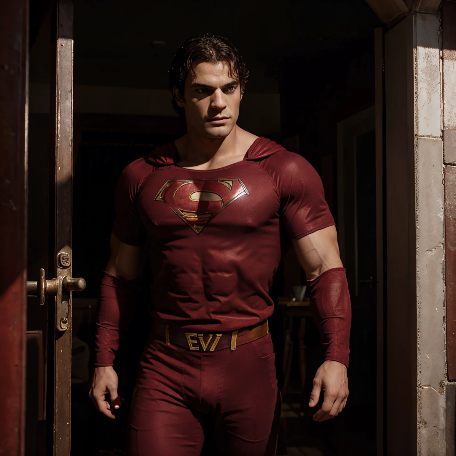 Henry cavil with red underwear