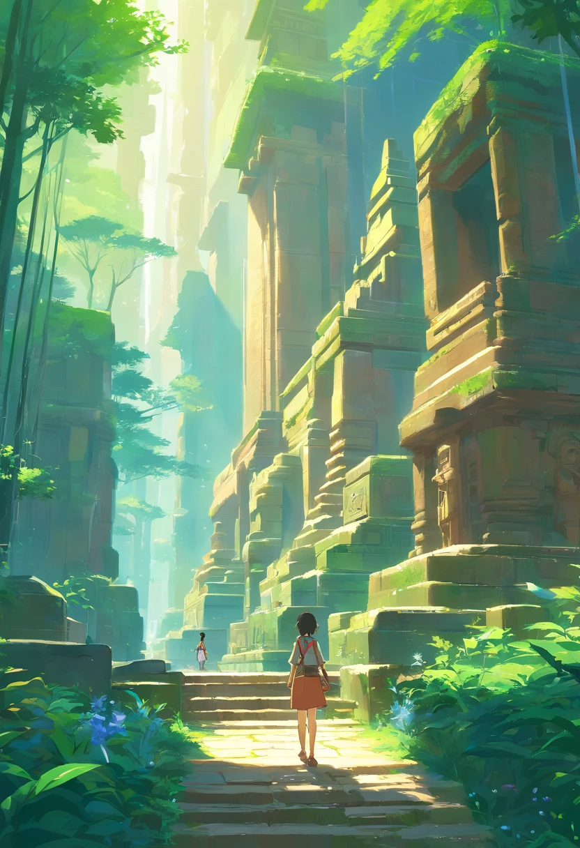 Concept art for Zelda-style adventure game based on ancient Thailand, enigmatic, intricate details, ultra realistic