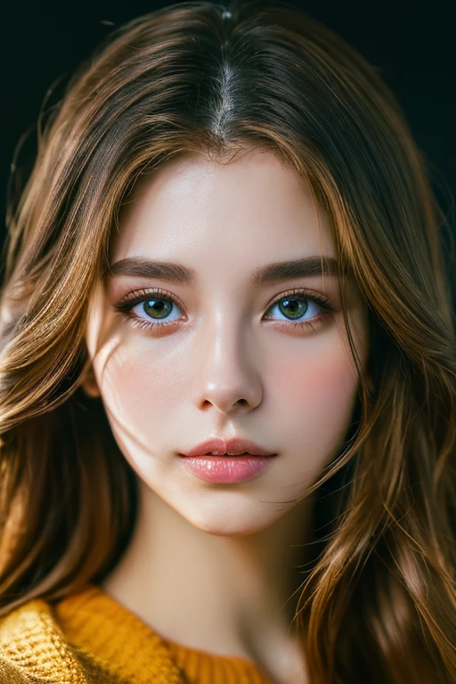 1girl, portrait, masterpiece,ultra realistic,32k,extremely detailed CG unity 8k wallpaper, best quality, vibrant colors,soft lighting , Half-up, half-dow