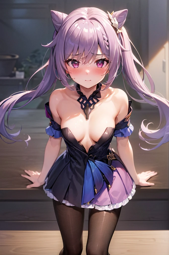 ((((best quality, 8k)))), (((blushing, pleasure, enjoyment, perfect body, open, small))), ((beautiful nude girl)), NSFW, bed