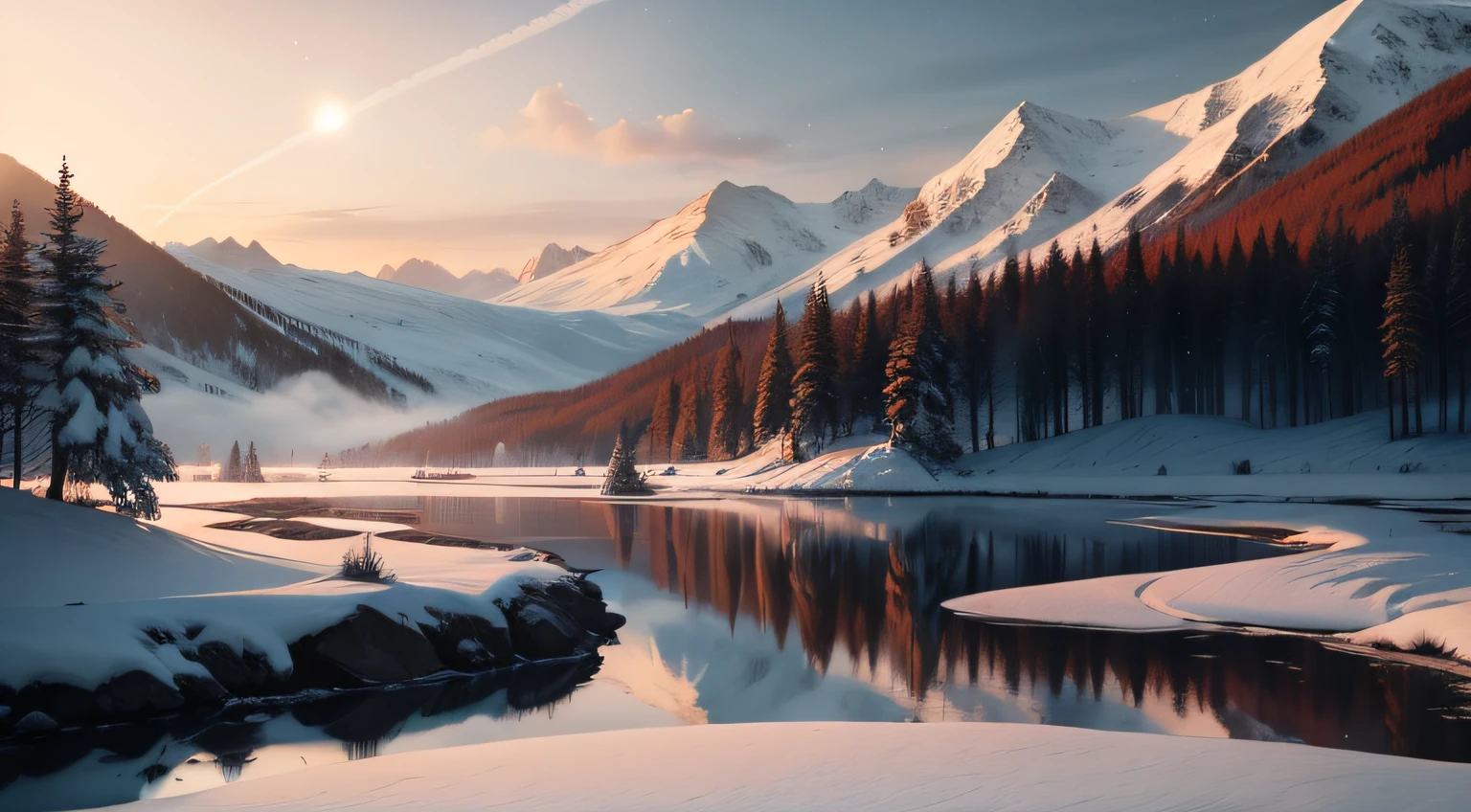 december, background