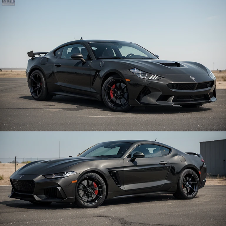 Technical sheet of the design concept of a military sports car with machine guns on the sides, characterized by style and flowing lines, a combination of simplicity and modern technology, with built-in two machine guns, armored, View from different sides, Technical description of the elements