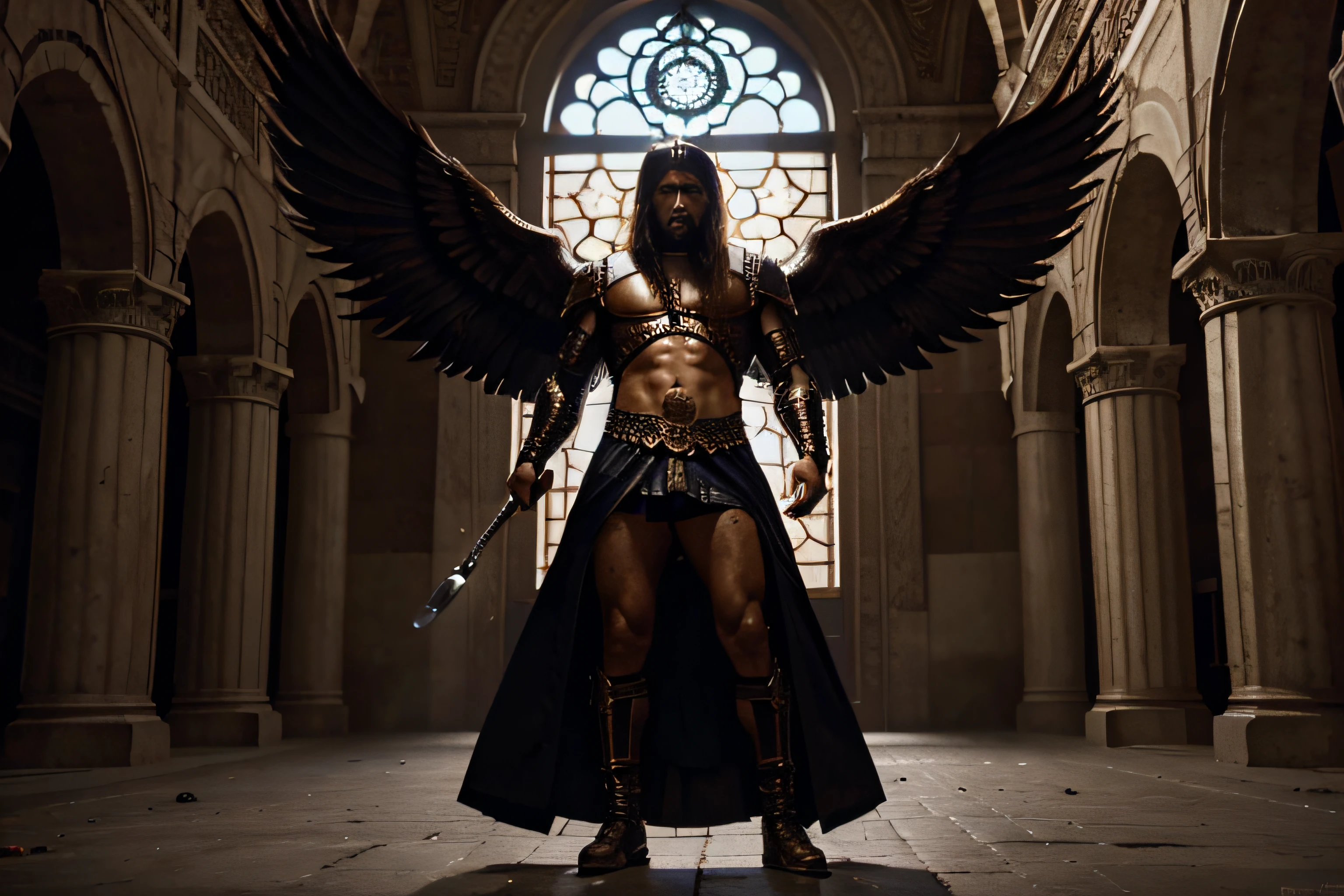 A digital painting of a male angel with wings and a halo, Beautiful male god of death, majestic full body angel, Male demon in shape with white horns., god concept art, lucifer, lucifer oil canvas, male demon, huMale Demon Man, archangel, Male Demon Man, angel in hell, by Yang J, epic angel wings, el dios hades
A digital painting of a male angel with wings and a halo, Concept art by Yang J., Artstation contest winner, fantasy art, Beautiful male god of death, majestic full body angel, Male demon in shape with white horns., god concept art, lucifer, lucifer oil canvas, male demon, huMale Demon Man, archangel, Male Demon Man, angel in hell
