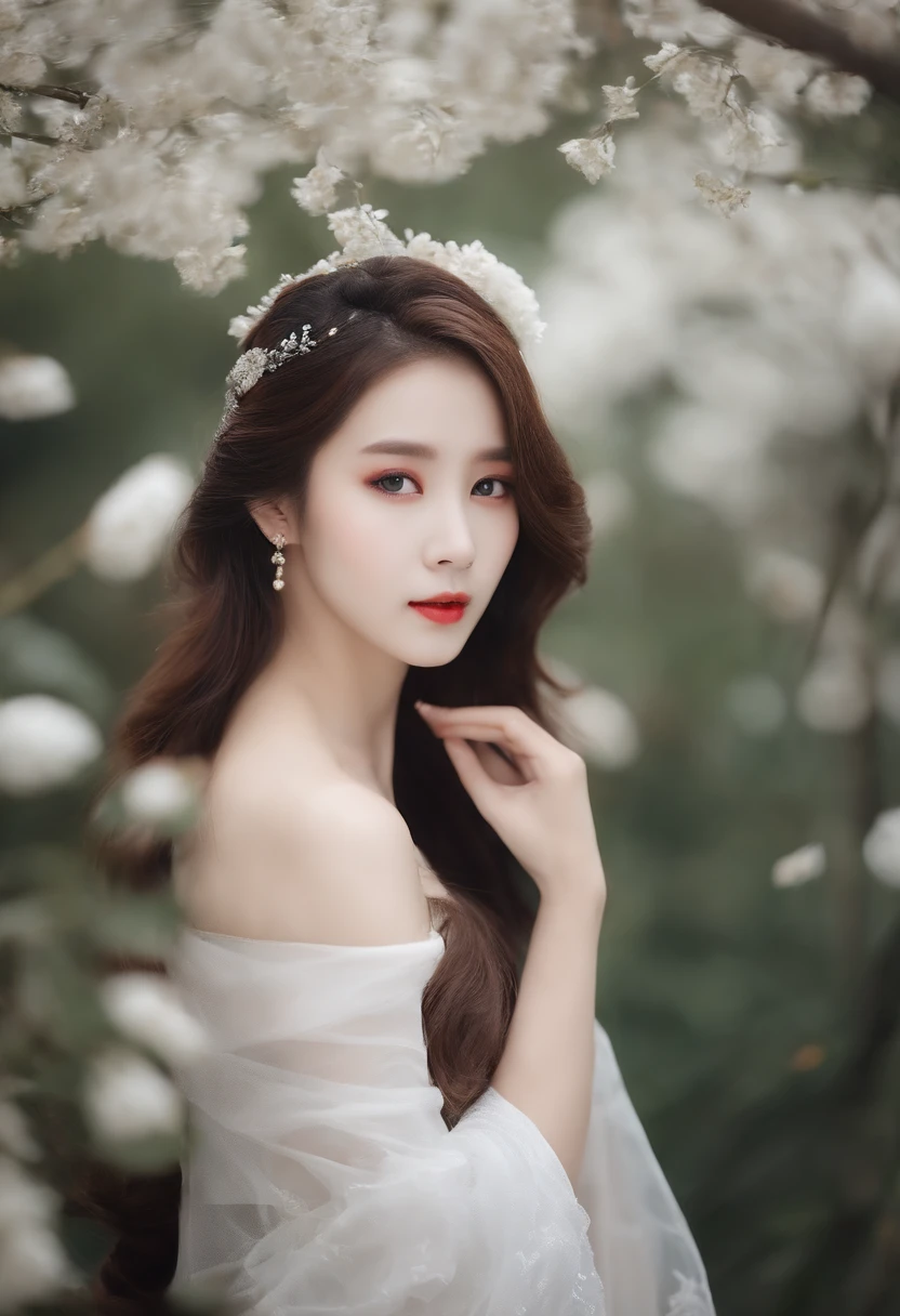 Korea person a beauty girl 校服 Super beautiful Super cute fine-grained white skin 16KImagen
