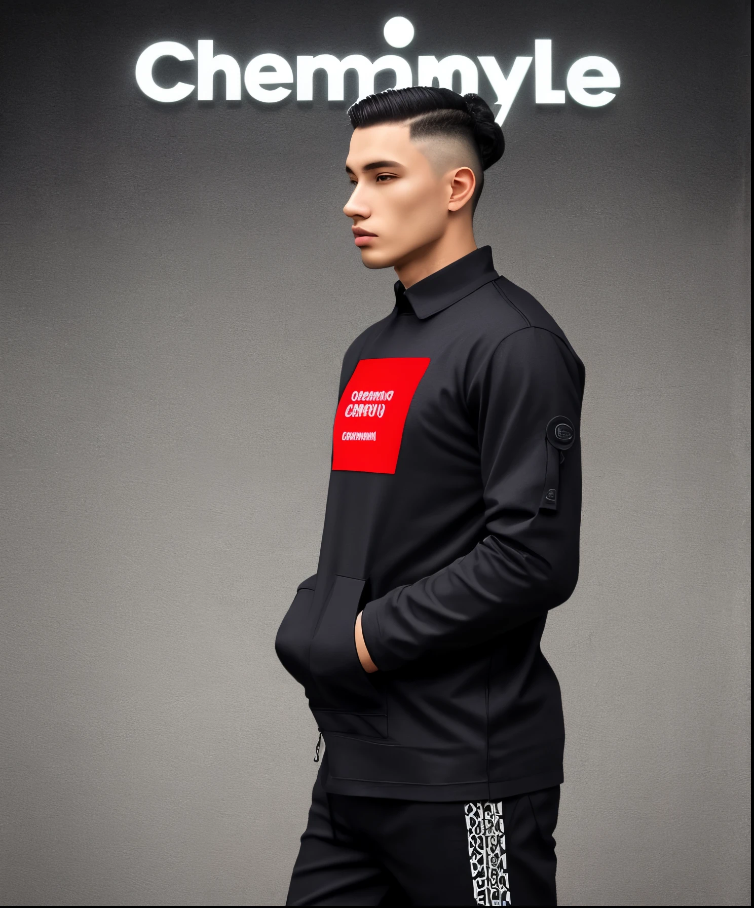 A unique logo for a clothing company called chemistyle, not similar to any existing logos