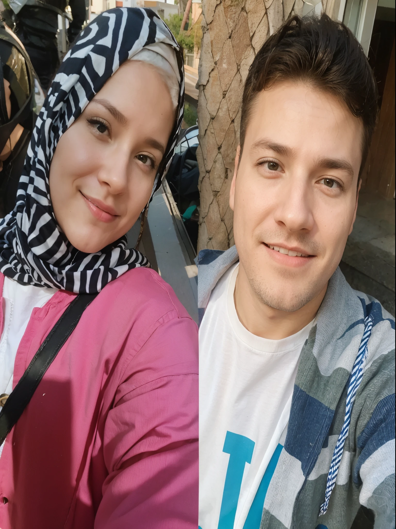 Me and my honey take a selfie