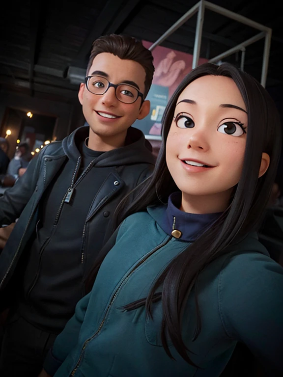 Foto ia, sonriendo