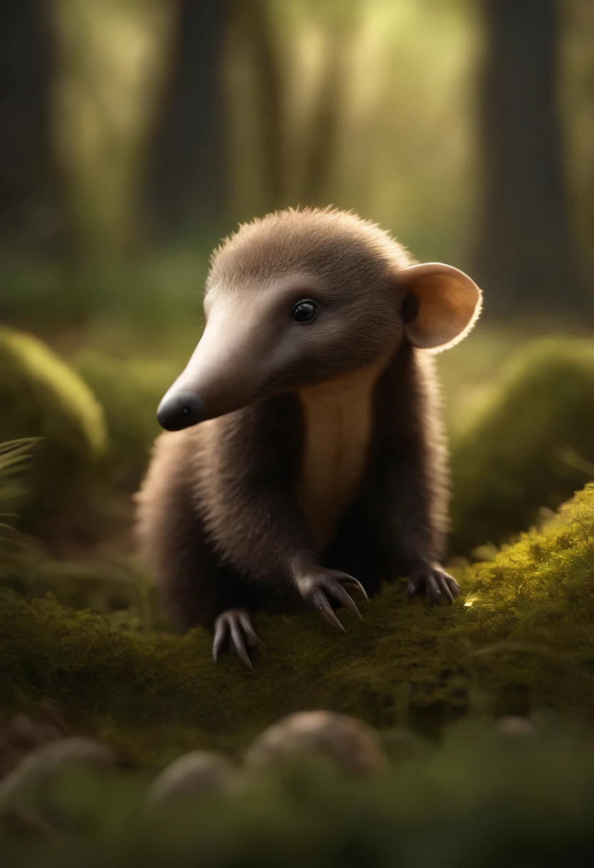 (CBZBB:1.25),gremlin, gremlin, echidna-like, ((anteater)), in a clearing under an oak tree, holding an acorn in his paws, CBZBB,Cute, Small, , Beautiful, Fantasy art, deviant art, trending artstation, Digital Art, Detailed, Realistic, humanoid, character, tiny, Cinematic shot, cinematic portrait of the Anteater, cute character, looks like an anteater,