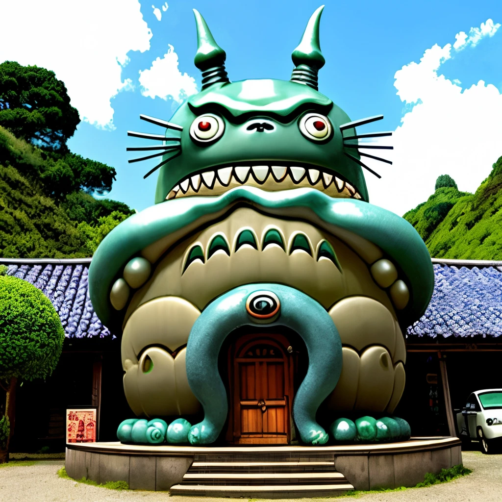 TentacleHorrorAI Ancient Town TOTORO