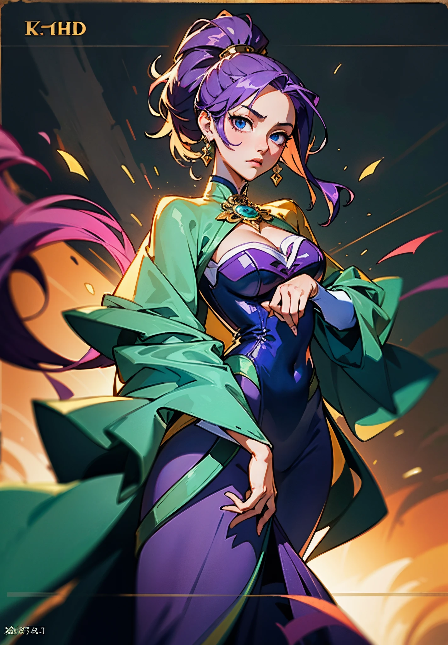 masterpiece, Highest quality,(detailed), One person, alone, kochou shinobu, Butterfly Hair Ornament, Purple eyes, Multicolored Hair, short hair, Parted bangs,
Haori, Wide sleeves, Long sleeve, Black trousers, Black jacket, belt,
sexy, smile, From below, Fingering, Schlick, Masturbation