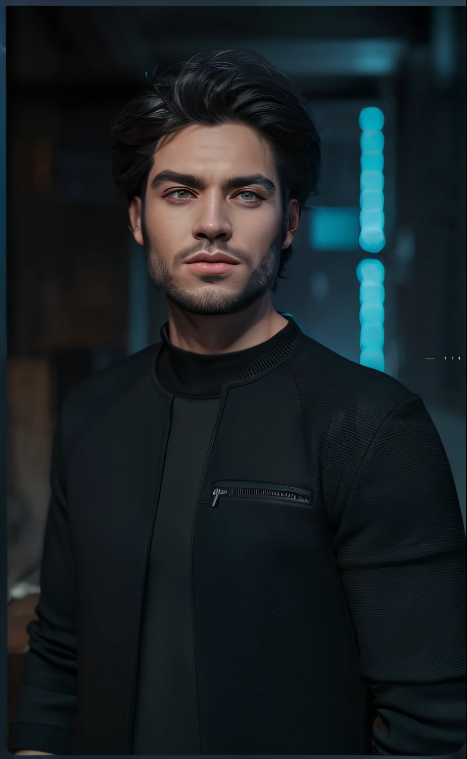Change background cyberpunk handsome boy realistic face 8k ultra realistic