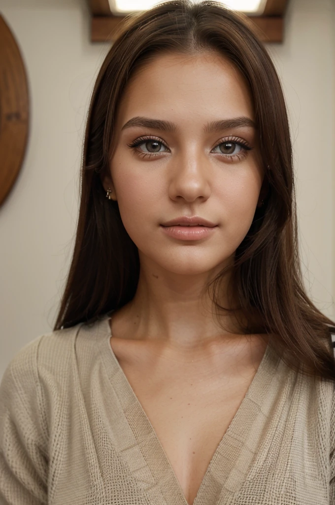 ((best quality)), ((Meisterwerk)), (Detailliert), Perfektes Gesicht, 1.1, Hochdetaillierte Gesichts- und Hautstruktur, Detaillierte Augen, brown eyes, brown colored eyes, cute makeup, Anastasia 24 year old russian, cute instagram modeling pictures, modern fashion