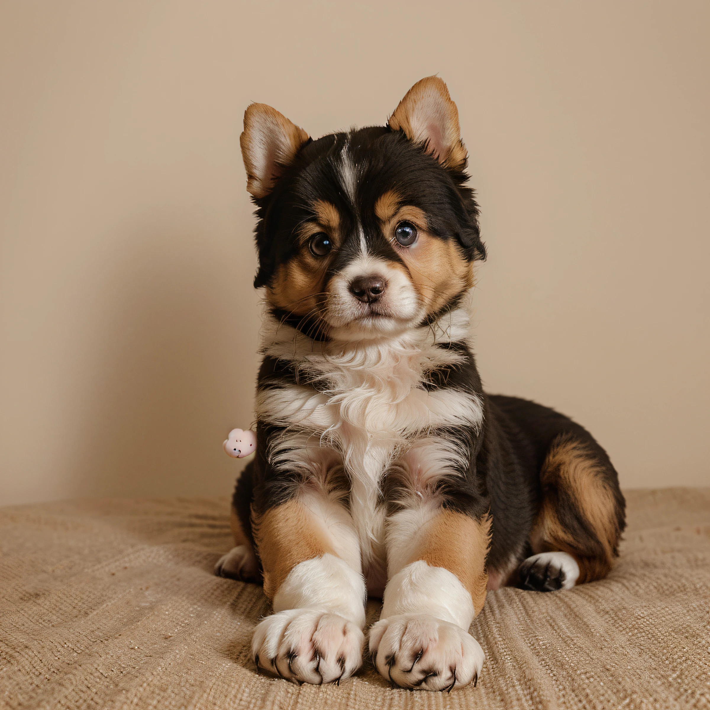 puppy,Cuddly, chibi, simple background, Cute Animals, kawaii