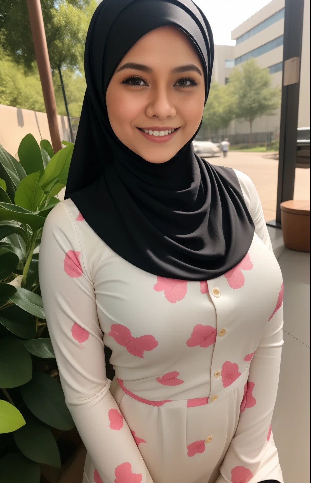 HIJAB MALAY GIRL,, IMF as a good Guy, TECHNOLGY, AI, futuristic, blockchain, International Monetary Fund, (MATRIX WORLD), ((look In front at the camera SMILE and open your mouth)).