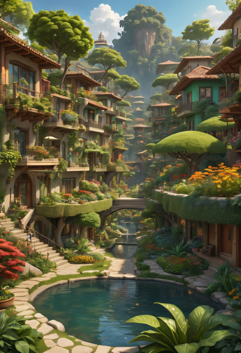 Best quality,4K,8K,A high resolution,tmasterpiece:1.2,Utopian,Equal,and harmony,unified,California,lindo cenario,vivd colour,diverse community,Peaceful atmosphere,Happy environment,sustainable living,Innovative architecture,future-tech,Healthy lifestyle,fair distribution of resources,Utopian society,Cooperation mentality,Abundant nature,serene gardens,Architectural marvel,ideal community,Peaceful cohabitation,Contentment and happiness,Enterprising mentality,Utopian vision,All-round development,fair chance,dignity for all,Celebrate diversity,everyone has equal rights,Vibrant cultural exchange,Environmental awareness,clean green energy,Creative expression,freedom of thought,Artistic talent,Harmonious cohabitation,prosperity for all,empathy and compassion,utopian ideal,harmonious relationship.