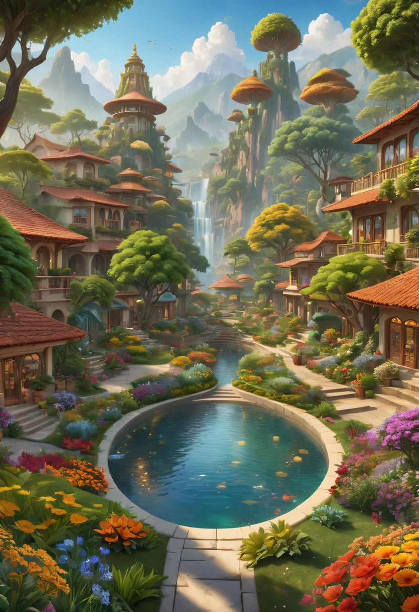 Best quality,4K,8K,A high resolution,tmasterpiece:1.2,Utopian,Equal,and harmony,unified,California,lindo cenario,vivd colour,diverse community,Peaceful atmosphere,Happy environment,sustainable living,Innovative architecture,future-tech,Healthy lifestyle,fair distribution of resources,Utopian society,Cooperation mentality,Abundant nature,serene gardens,Architectural marvel,ideal community,Peaceful cohabitation,Contentment and happiness,Enterprising mentality,Utopian vision,All-round development,fair chance,dignity for all,Celebrate diversity,everyone has equal rights,Vibrant cultural exchange,Environmental awareness,clean green energy,Creative expression,freedom of thought,Artistic talent,Harmonious cohabitation,prosperity for all,empathy and compassion,utopian ideal,harmonious relationship.