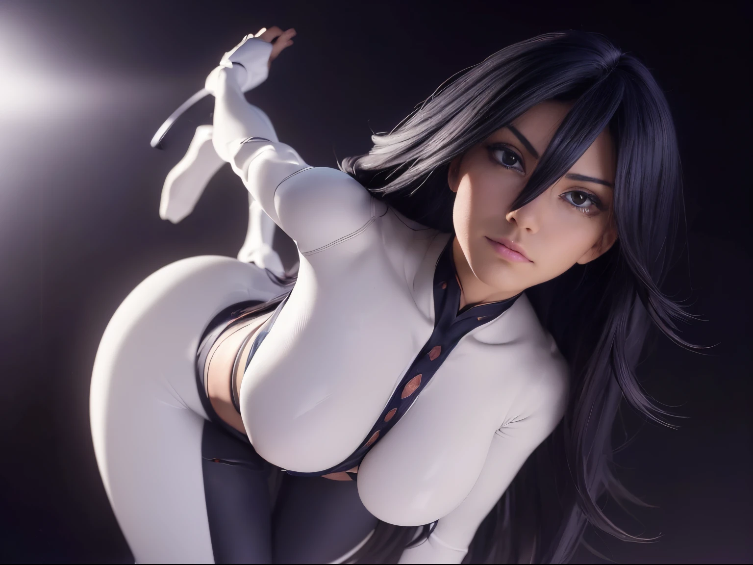 (((midnight)))8k,((de my hero academia)))de pie frente a la camara(((frame of a girl )))(((midnight)))((((lleva su skinny suit))(((Amazing tits)))caliente, hermosa,((Hornie)),(((lleva antifaz))((tiene tetas perfectas)))8k,((como un render 3d)) hiperrealista todo como un motor irreal trazado de rayos render ((estilo humano hiperealista)),(((Empty dark background))). hiperrealista todo como un motor irreal trazado de rayos render estilo humano realista ,(((Empty dark background)))., Suavemente iluminado, Intimo exquisito detalle, foco nítido, intrincadamente detallado, rewarded photography, small-catchlight, bajo contraste, alta nitidez, -symmetry, profundidad de campo, cinematic background, Renderizado del motor irreal, Imagen central, dream-like, Suavemente iluminado, intimo, imagen de cuerpo completo ,cuerpo completo,((tetona)),((piernas torneadas)) perfecto ecchi, HDRI