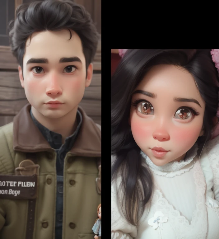 They look like two cute dolls