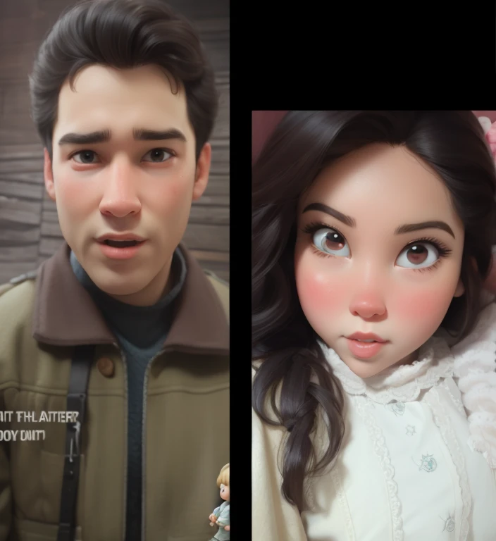 They look like two cute dolls