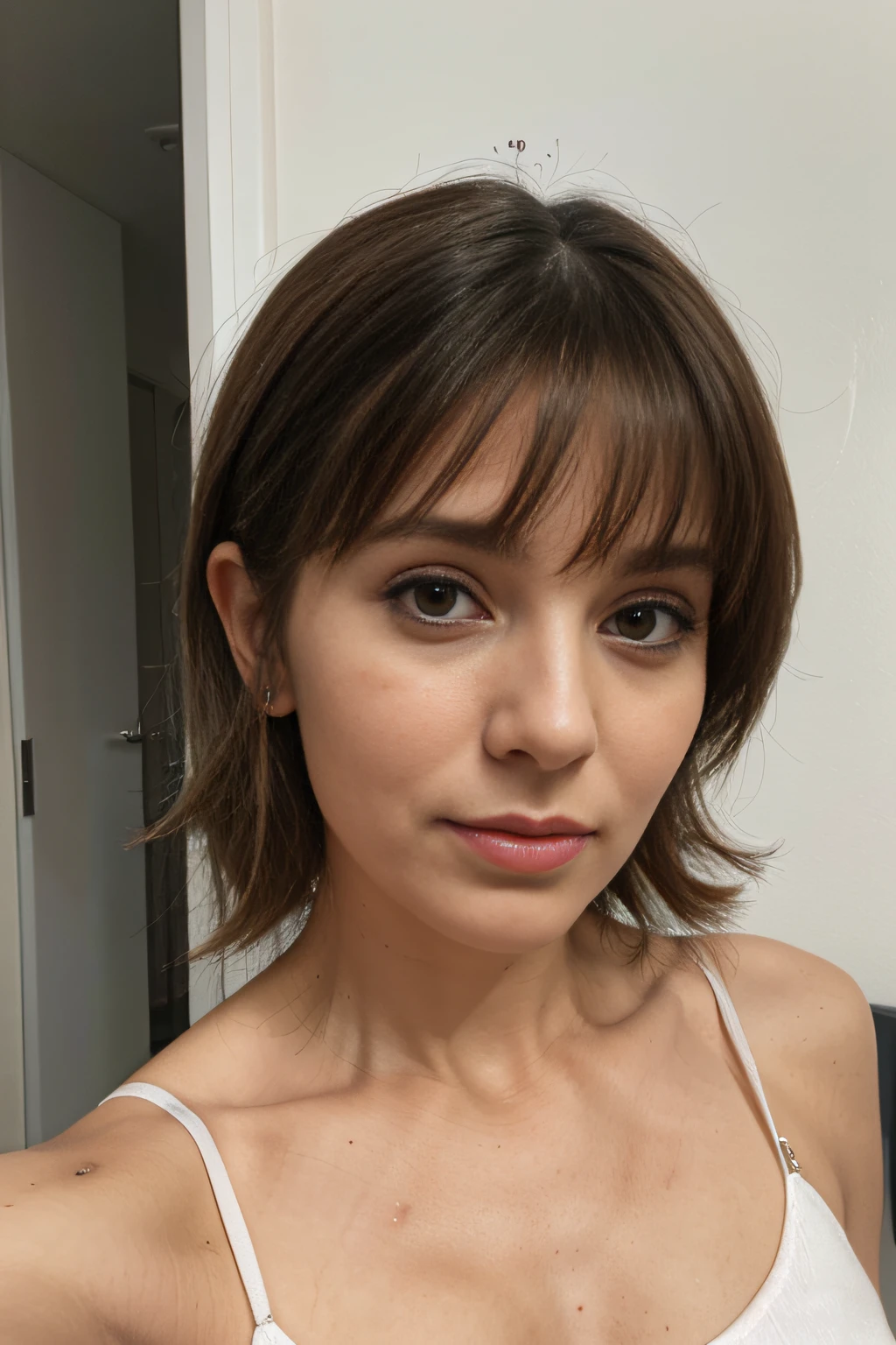 Photo of a mature woman with a face ((the lora:TeeTi5)).