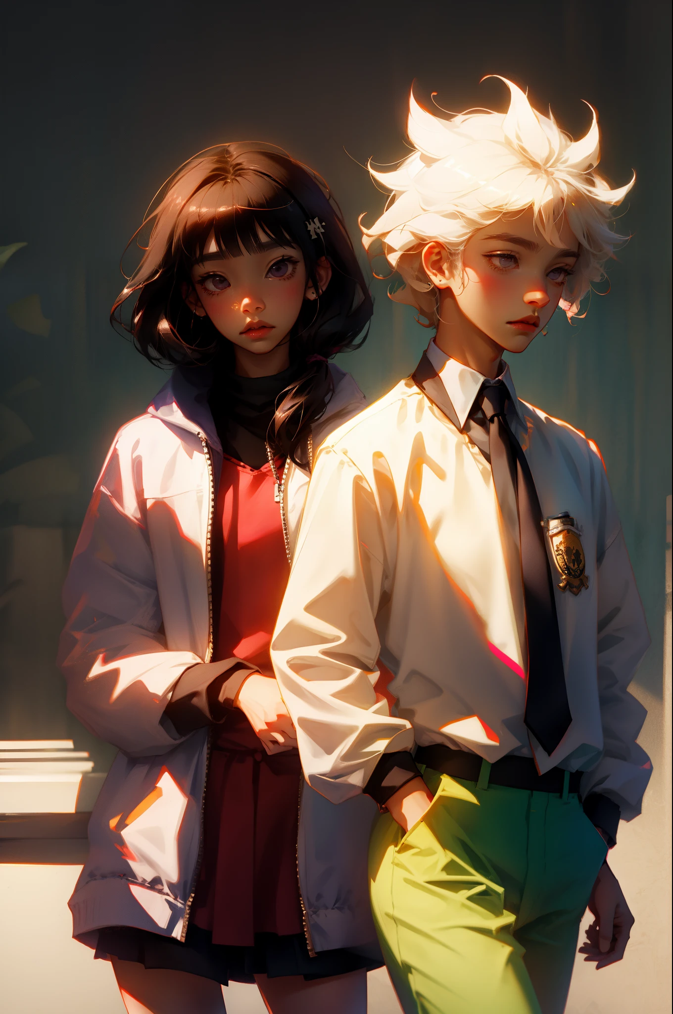 Nagito komaeda and hajime hinata