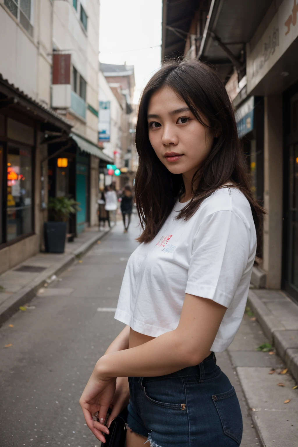 asian girl portrait, clothed