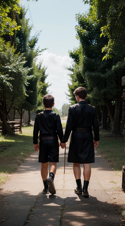 Book cover boys walked to a magical gathering