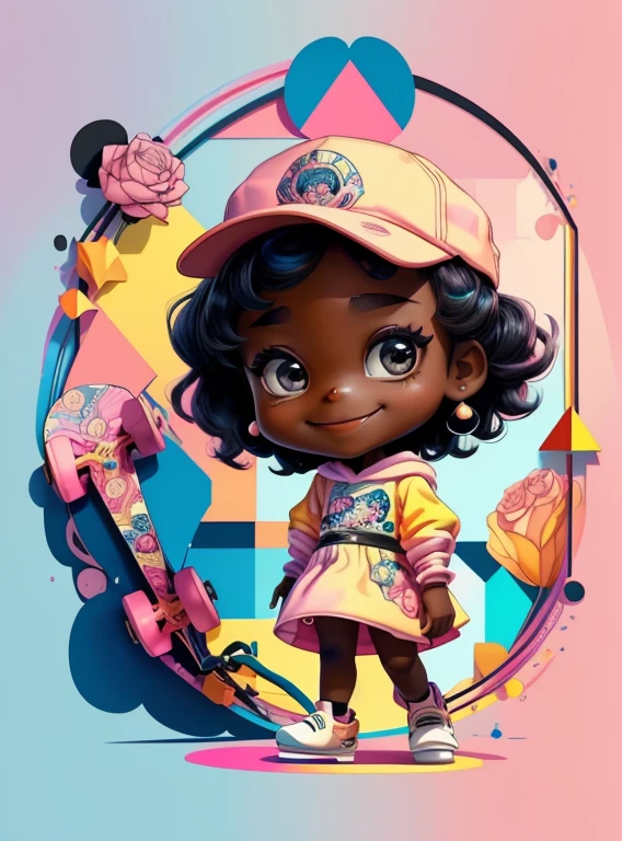 ) ((((cute black with a skate and a pink cap smiling) ((Mikey)) - Criador: Walt Disney2023) ), ,, ( Walt Disney acolchoamento ,multidimensional geometric wall PORTRAIT, arte, Chibi,
Yang08k, lindo, Colouring,Rose
Primary works, qualidade superior, melhor qualidade, Arte Oficial, Beautiful and Aesthetic,)) ), ,, Walt Disney acolchoamento ,multidimensional geometric wall PORTRAIT, arte, Chibi,
Yang08k, lindo, (Colouring, rosa), amarelo ,azul ,vermelho e branco)
Primary works, qualidade superior, melhor qualidade, Arte Oficial, Beautiful and Aesthetic,