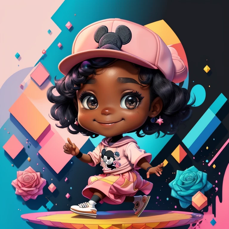 ) ((((cute black with a skate and a pink cap smiling) ((Mikey)) - Criador: Walt Disney2023) ), ,, ( Walt Disney acolchoamento ,multidimensional geometric wall PORTRAIT, arte, Chibi,
Yang08k, lindo, Colouring,Rose
Primary works, qualidade superior, melhor qualidade, Arte Oficial, Beautiful and Aesthetic,)) ), ,, Walt Disney acolchoamento ,multidimensional geometric wall PORTRAIT, arte, Chibi,
Yang08k, lindo, (Colouring, rosa), amarelo ,azul ,vermelho e branco)
Primary works, qualidade superior, melhor qualidade, Arte Oficial, Beautiful and Aesthetic,