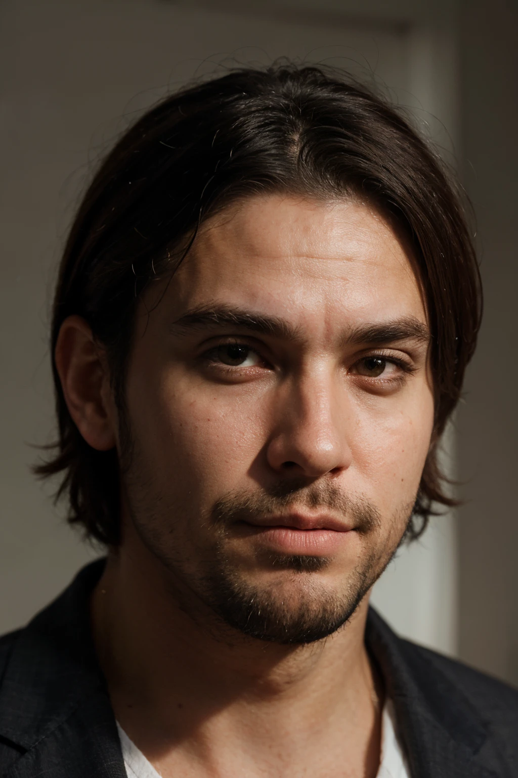 buisness man portrait, short hair, beard,photorealistic