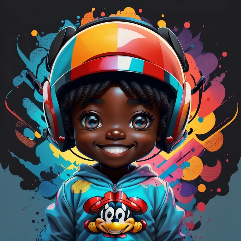 ) ((((cute black baby boy with red motorcycle helmet smiling) ((Mikey)) - Criador: Walt Disney2023) ), ,, ( Walt Disney acolchoamento ,multidimensional geometric wall PORTRAIT, arte, Chibi,
Yang08k, lindo, Colouring,Rose
Primary works, qualidade superior, melhor qualidade, Arte Oficial, Beautiful and Aesthetic,)) ), ,, Walt Disney acolchoamento ,multidimensional geometric wall PORTRAIT, arte, Chibi,
Yang08k, lindo, (Colouring, rosa), amarelo ,azul ,vermelho e branco)
Primary works, qualidade superior, melhor qualidade, Arte Oficial, Beautiful and Aesthetic,