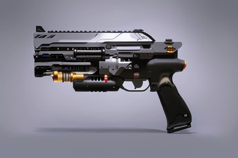 (masterpiece, top quality, best quality, official art, beautiful and aesthetic:1.2),(8k, best quality, masterpiece:1.2),  anti-material pistol