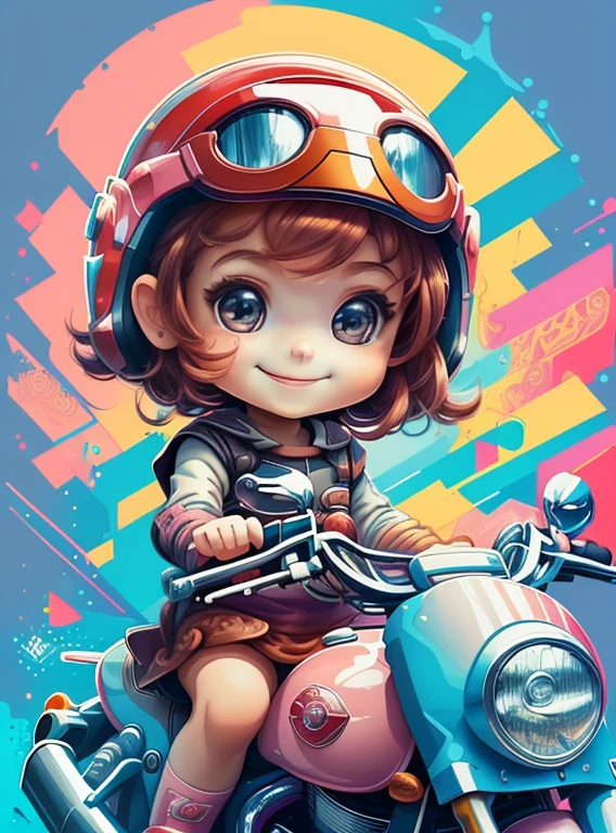 ) ((((cute baby girl with red motorcycle helmet smiling) ((Mikey)) - Criador: Walt Disney2023) ), ,, ( Walt Disney acolchoamento ,multidimensional geometric wall PORTRAIT, arte, Chibi,
Yang08k, lindo, Colouring,Rose
Primary works, qualidade superior, melhor qualidade, Arte Oficial, Beautiful and Aesthetic,)) ), ,, Walt Disney acolchoamento ,multidimensional geometric wall PORTRAIT, arte, Chibi,
Yang08k, lindo, (Colouring, rosa), amarelo ,azul ,vermelho e branco)
Primary works, qualidade superior, melhor qualidade, Arte Oficial, Beautiful and Aesthetic,