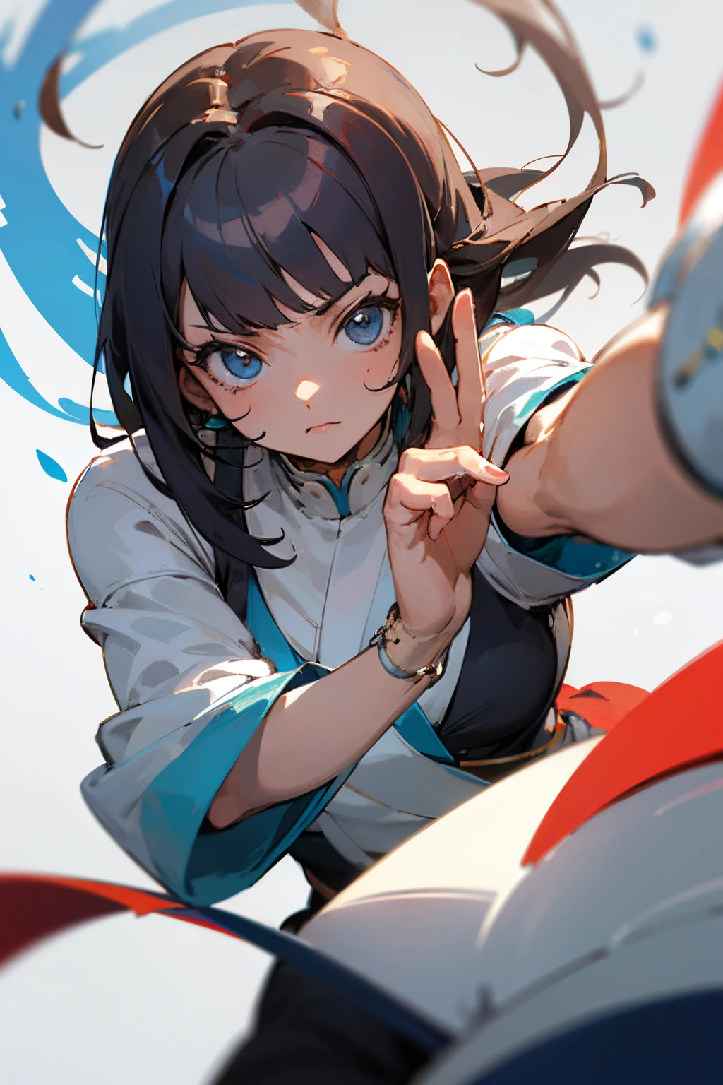 ((best quality)), ((master part)), (circunstanciado), rosto perfeito, anime girl, cool pose
