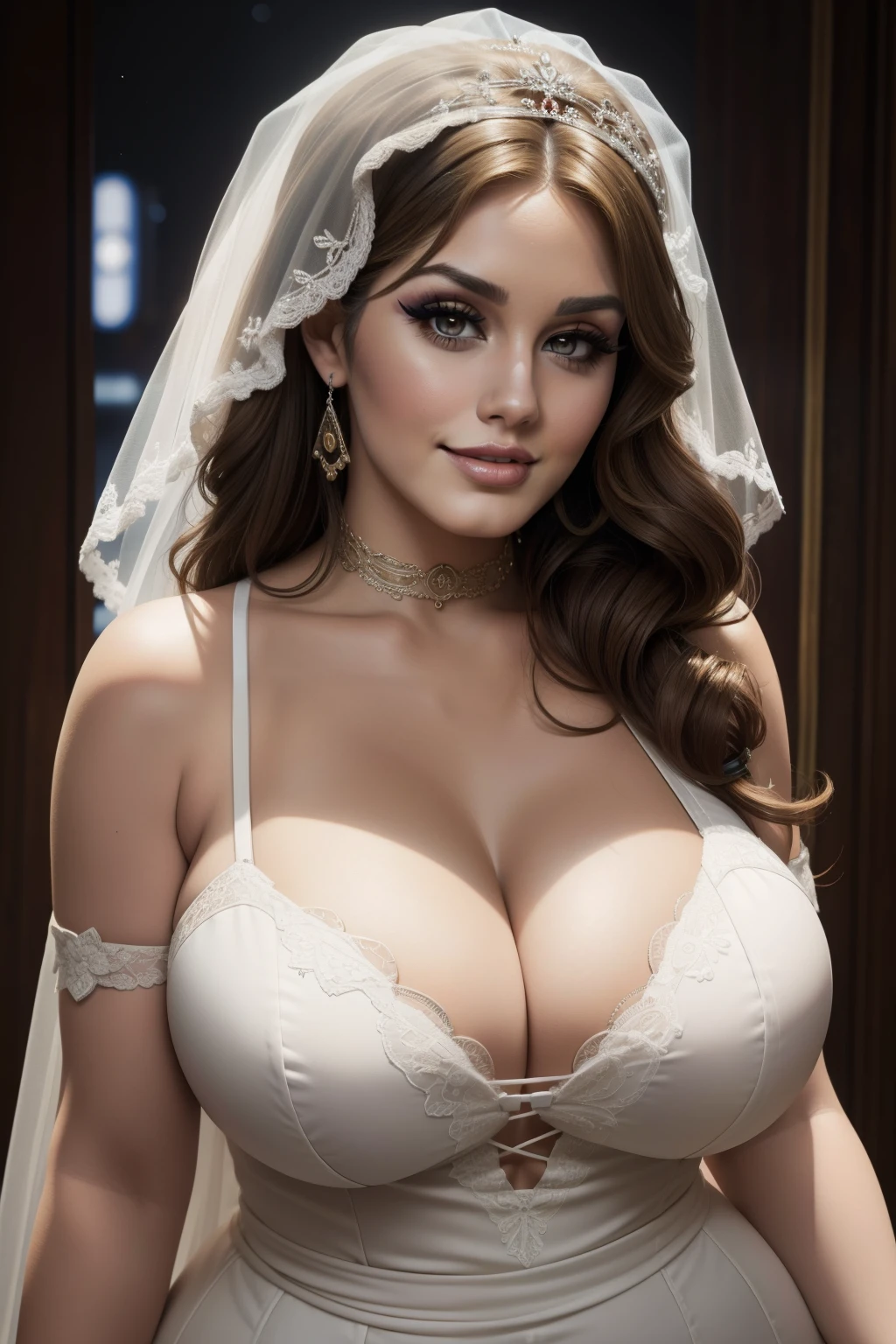 Lucy Pinder, smiling, voluptuous, ((Very intense makeup)), ADELE, jedi, bride, chubby woman, Vanessa Hudgens, Singing