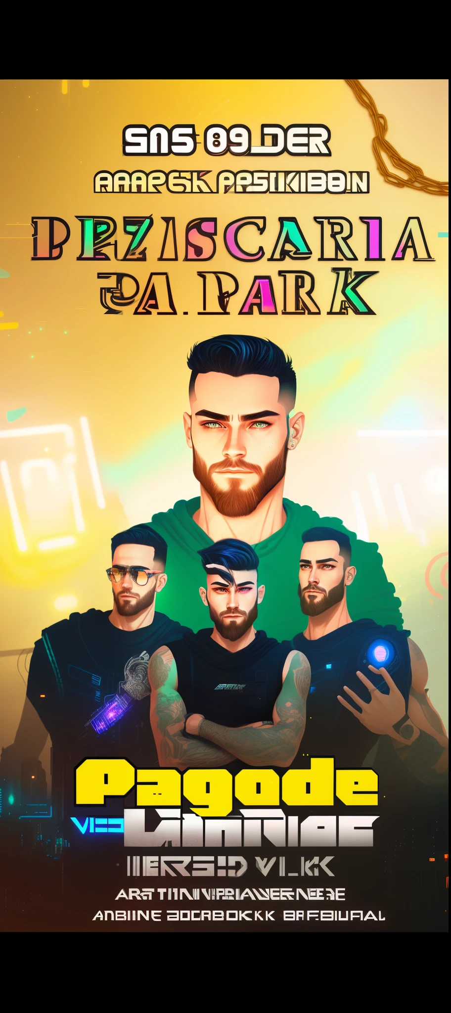 character, 24 years old, man, small beard, muscular, cyberpunk style portrait, futuristic (neon: 1.1) reflective wear, science fiction. artgern, art, illustration, ((dark environment)), ((vegnette)), ((HDR)) ((minimal palette colors)), soft tones, soft colors, faint colors, calm, highly detailed pastel colors, intricate details
