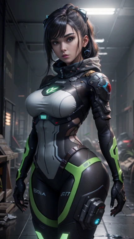 ((best quality)), ((master part)), (altamente detalhado:1.3), ........3d, Beautiful (Cyberpunk:1.2) special forces, Robort,female with thick and voluminous hair wearing (usando camuflagem_uniforme:1.1), armadura,cabo,digital (camuflar:1.3),HDR (high dynamic range),ray tracing,NVIDIA RTX,Super-Resolution,Unreal 5,Subsurface scattering,PBR Texturing,Post-processing,anisotropic filtering,profundidade de campo,Maximum clarity and sharpness,texturas multicamadas,Mapas de albedo e especular,surface shading,Accurate simulation of light-material interaction,perfectly proportions,octan render,Two-tone lighting,ampla abertura,ISO baixo,White balance,rule of thirds,8K BRUTO,Subpixel eficiente,sub-pixel convolution, Preto e branco, Agora mesmo