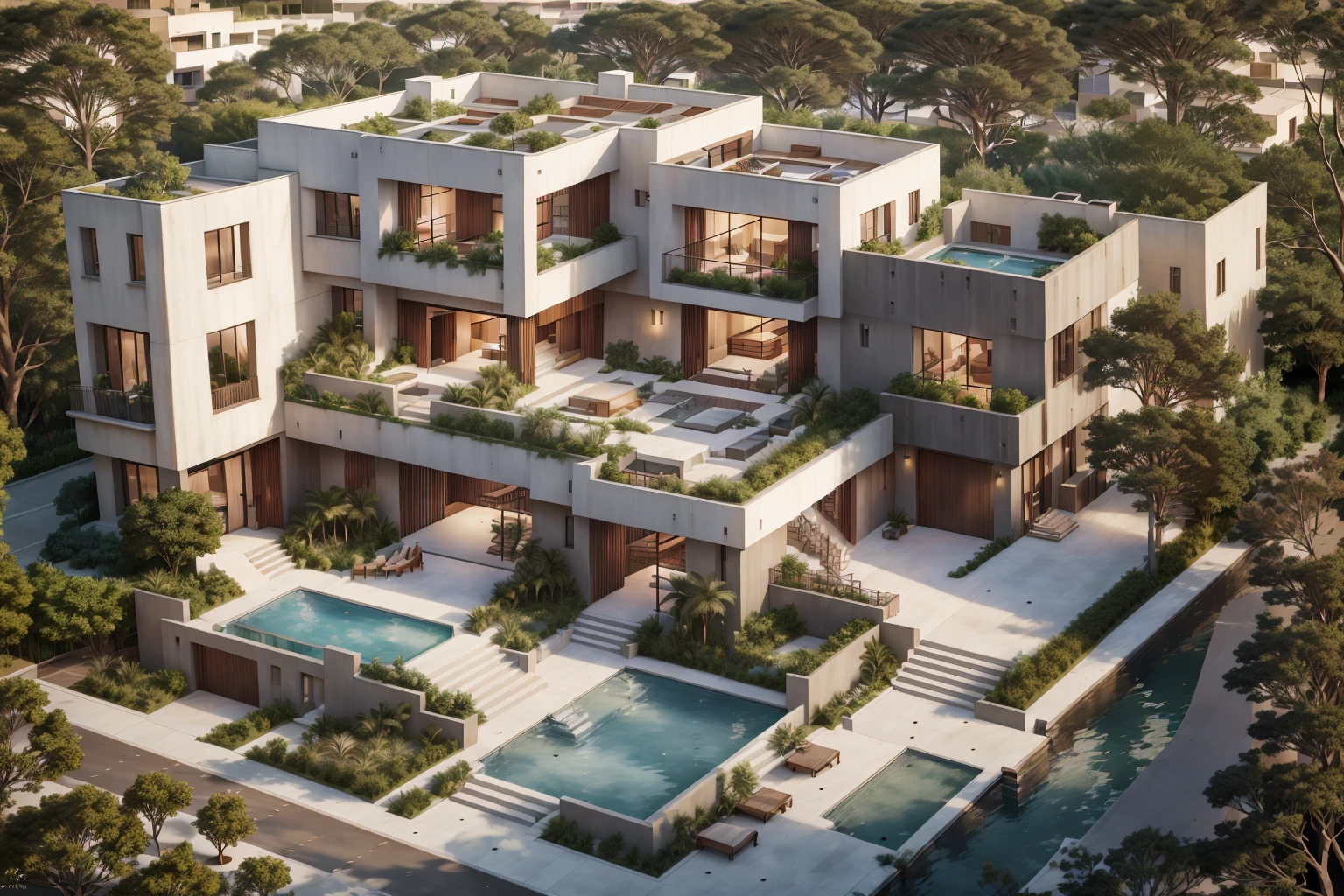 (a detailed 2D architecture plan of an L-shaped Villa),villa,house,garden,private swimming pool,spacious rooms,bright and airy,modern design,open concept,large windows,skylights,high ceilings,multiple levels,luxurious materials,marble floors,wood accents,indoor-outdoor living,sliding glass doors,landscaped backyard,patio furniture,cozy lounge area,barbecue grill,glass railing,panoramic view of the surrounding landscape,greenery,flower beds,trees,water features,stone pathway,automated lighting system,smart home technology,energy-efficient design,eco-friendly features,solar panels,small garden in the center of the "L",circular courtyard,fountain,seating area,outdoor dining space,spiral staircase,spacious balcony on the upper level,panoramic windows in the master bedroom,walk-in closet,en-suite bathroom,jacuzzi tub,separate shower,modern fixtures,high-end appliances in the kitchen,island with bar seating,floor-to-ceiling cabinets,pantry,formal dining room,elegant chandelier,comfortable living room,fireplace,entertainment center,home office,relaxing reading nook,artwork,neutral color palette,subtle pops of color,warm and inviting atmosphere,ample natural light throughout the villa,impeccable attention to detail,meticulous craftsmanship,(best quality,4k,8k,high-res,masterpiece:1.2),ultra-detailed,realistic,professional lighting,vivid colors.