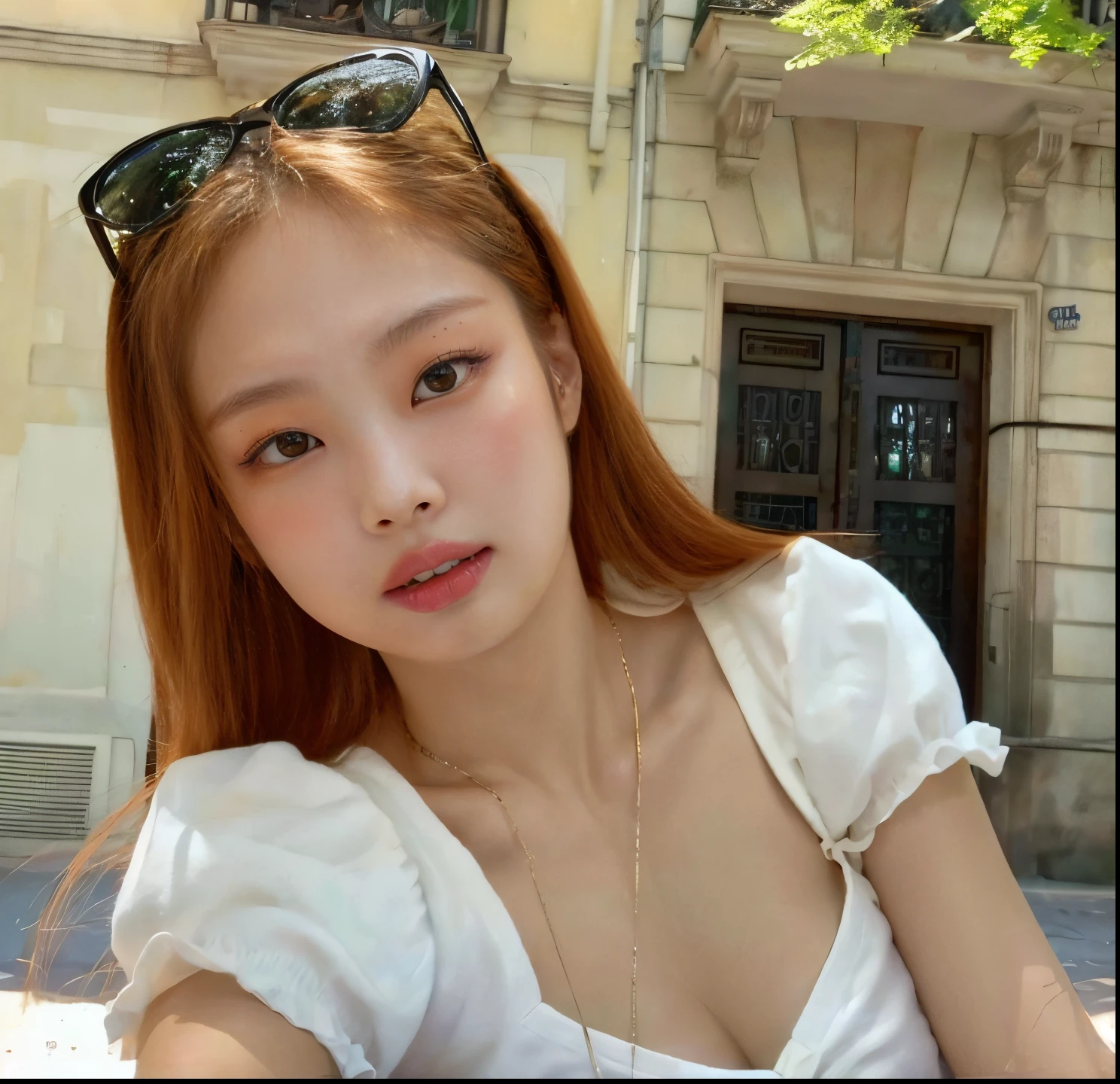 Jennie from blackpink face, fotorrealista, ultrahd, 8k.