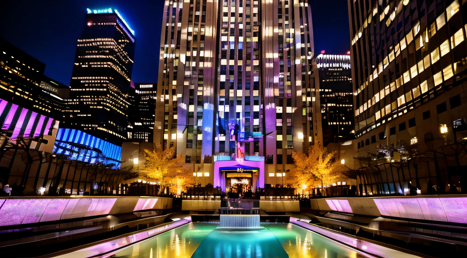 newyork,Financial Street,Rockefeller Center