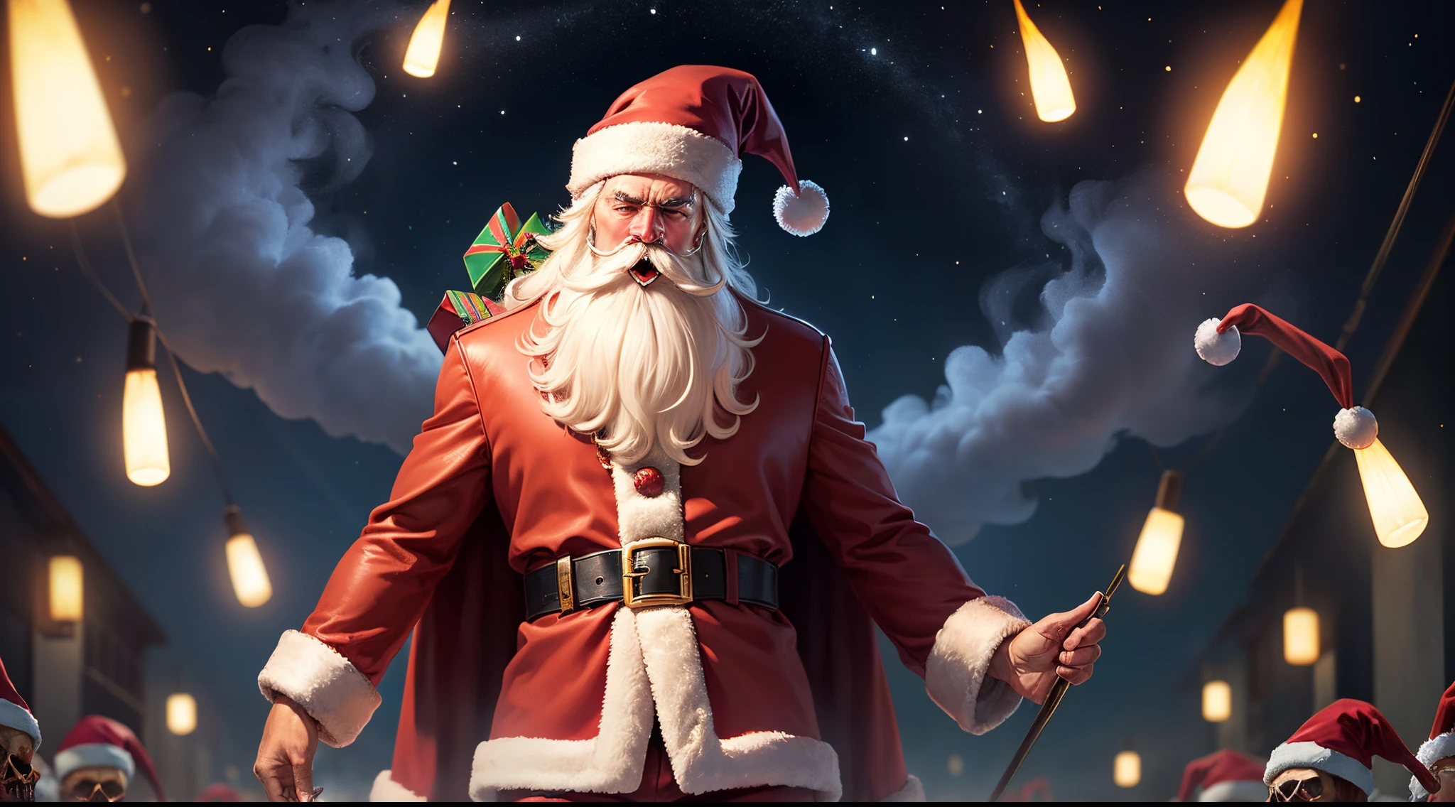 Death metal Santa
