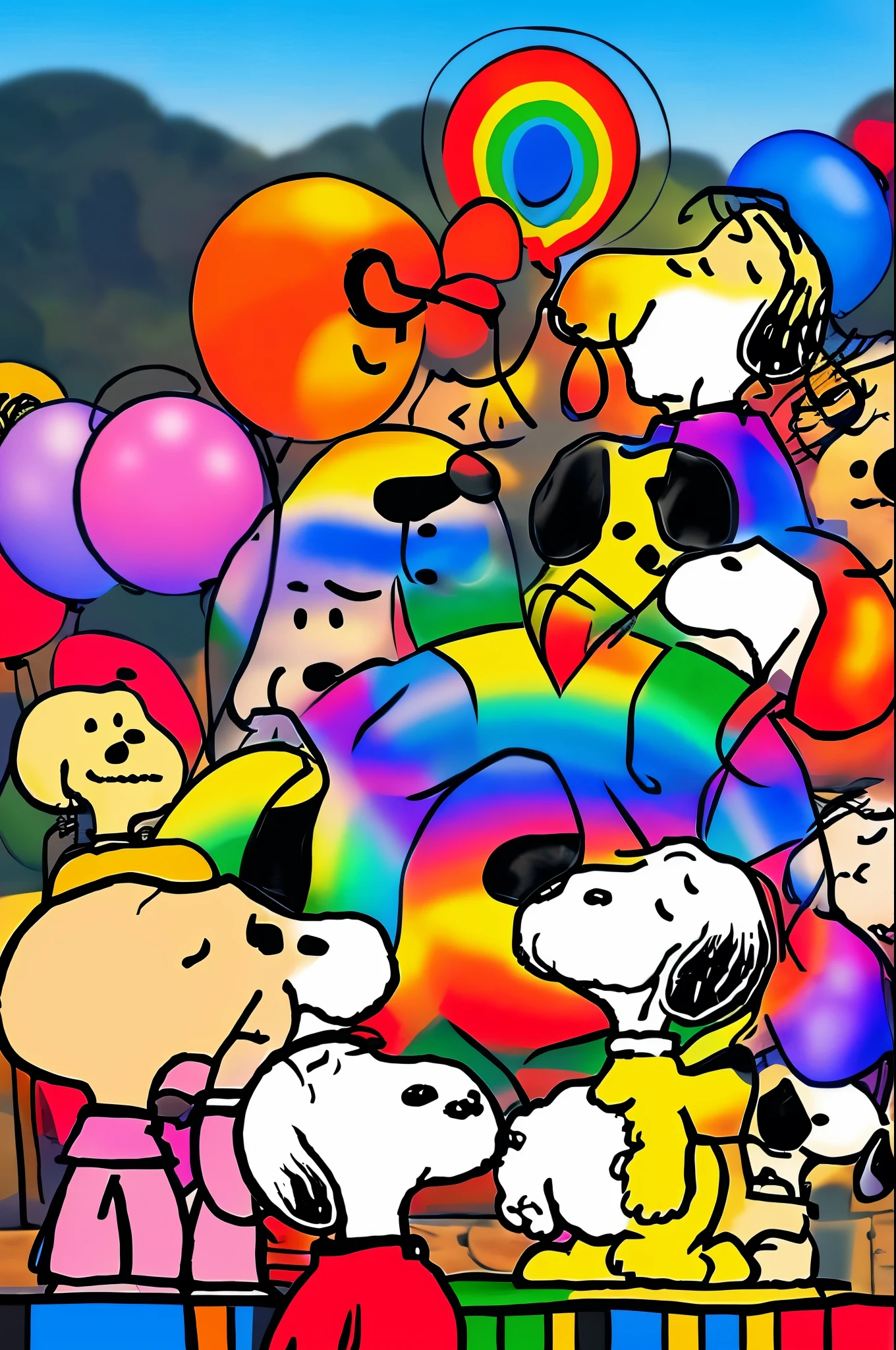 snoopy saying gay rights