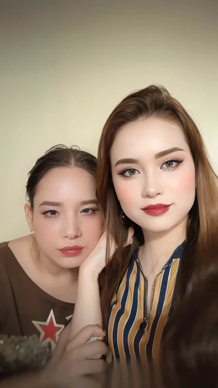 Glamorous makeup, Dress neckline, side-up hairdo