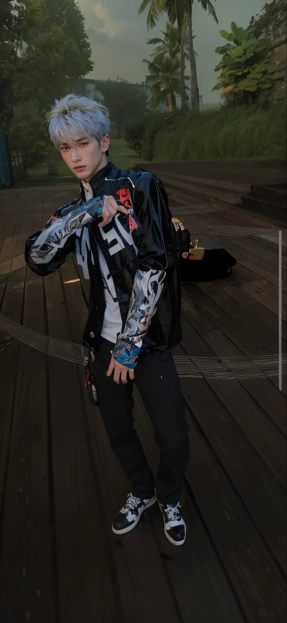 3d, ultra hd quality, man face same as remain, same as original picture, super high resolution, handsome, top-quality, high resolution, realisitic, masterpiece, handsome face, 4K, with a well-proportioned body, cloth texture, intricate details, handsome detailed face, simple background, well-proportioned face