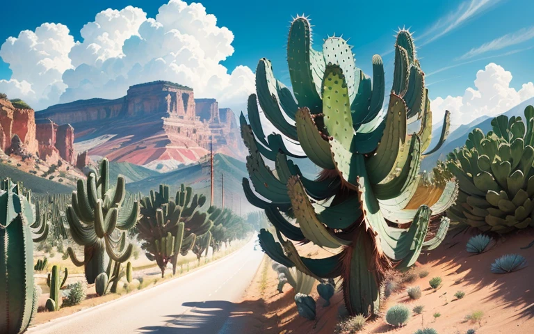 Un Cruze entre opuntia y ferucactus